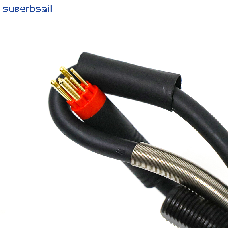 OUXI V8 E Bike Accessory 48V 500W Rear Hub Motor Kit Red Plug Motor Line on the Left Side for OUXI V8 Fat Bike-OXV8-40C1 6