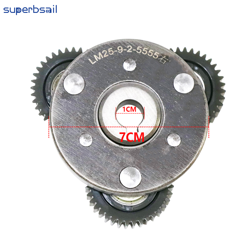 Electric Bike Spare Parts 250W Ebike Motor Hub Nylon Gear 37T Planetary Gear With GT 250W Motor Clutch for V8-OXV8-44C1 4