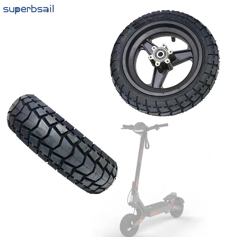 10*2,75-6,5 Forhjulsnav med Dækmontering til KuKirin G2 El-Scooter Udskiftningstilbehør-XY-KRG2005 1