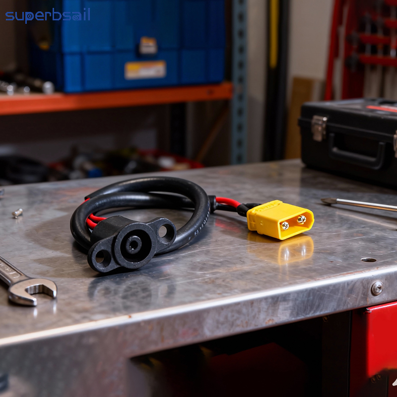 Scooter Battery Charging Port ABS Power Charging Port for Kukirin G3 Pro Electric Scooter Replacement Parts-XY-KRG3P19 5