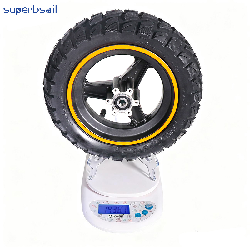Front Wheel 10*2.75-6.5 Tubeless Tire for Kukirin G3 Front Wheel with Wheel Hub Electric Scooter Parts-XY-KRG3037 5