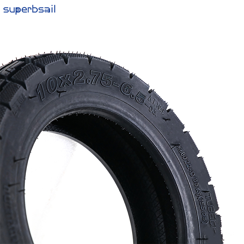 10*2.75-6.5 Outer Tire with Gel for Electric Scooter Tire 10x2.75-6.5 Tubeless Off-road Tire Replacement Parts-L-34H1 5