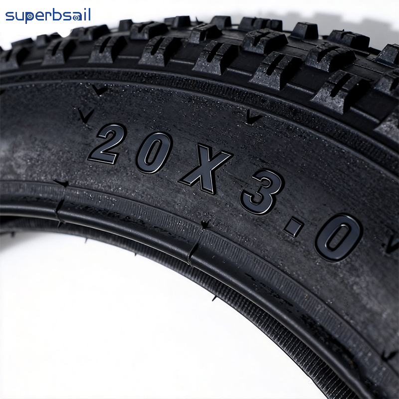 20 Inch 20*3.0 Fat Tyre for E-Bikes Wear-Resistant Front and Rear Wheel 20x4.0 Fat Tire 20 Inch Outer Tyre Replace-NT2 6