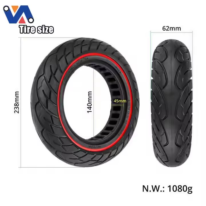 E Scooter Explosion Proof Tire 10 X 2.5 Solid Tire for MAX G30 ELectric Scooter Spare Parts and Accessories1 2