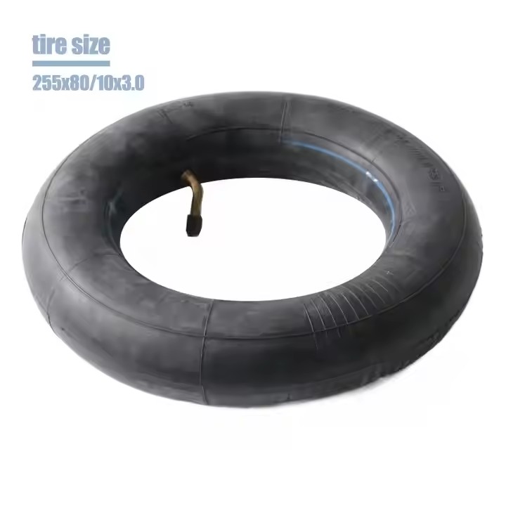 Escooter 255*80 Inner Tube 10*3.0 Scooter Camera Tire With Bent Valve for Electric Scooter Inner Tube1 2