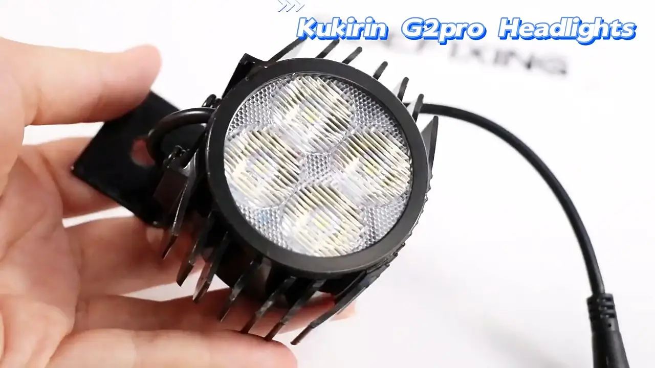 5W Front Headlight for Kukirin G2 Prokugoo KuKirin G2 MAX Electric Scooter Front Light Spare Parts1 1