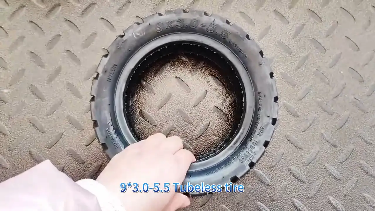 Wholesale 9 Inch Outer Scooter Tire Kukirin G2 Pro Electric Scooter Tubeless 93.0-5.5 Tire Kick Scooter Wheels1 1