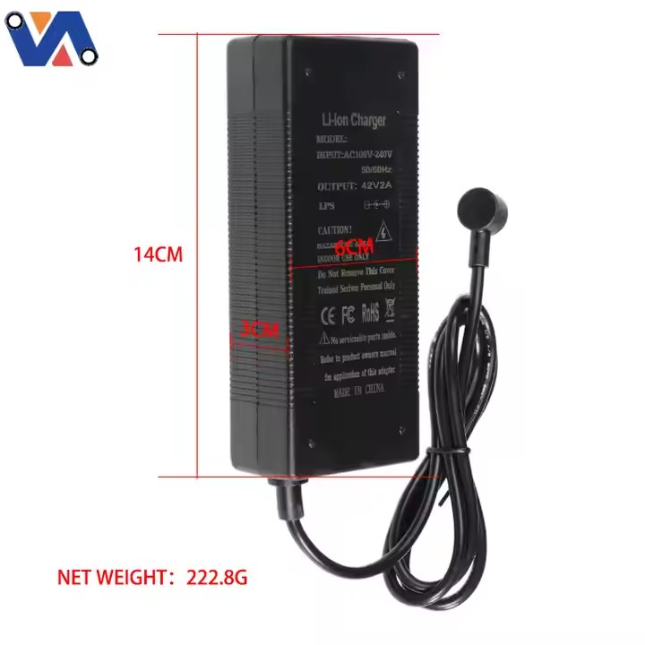 Scooter Charger for Xiaomi Mi4 ELectric Scooter Fast Charging Adapter Parts 42V 2A Battery Charging AU EU US UK Plug1 7