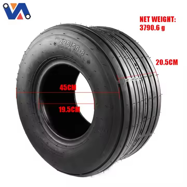 Electric Scooter Tyre 22555-8(189.5-8) Fat Tire Suitable for Halley Citycoco Electric Scooter Repair Accessories1 7