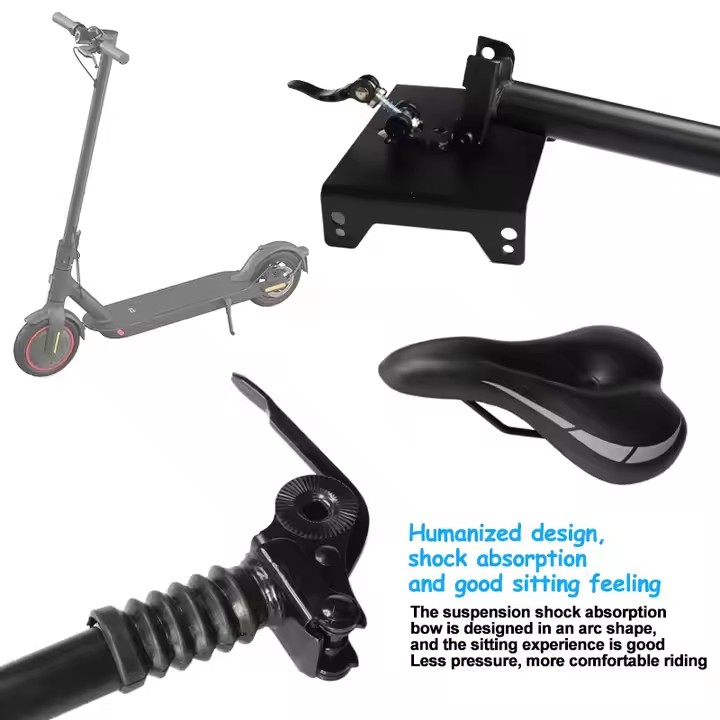 Příslušenství pro tlumení nárazů, prodloužená skládací sedla pro koloběžky Ninebot Max G301 2