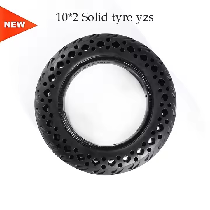 10 Inch Rubber Scooter Tyre 10*2 Honeycomb Solid Tire Replacement Parts for Electrical Scooters1 2