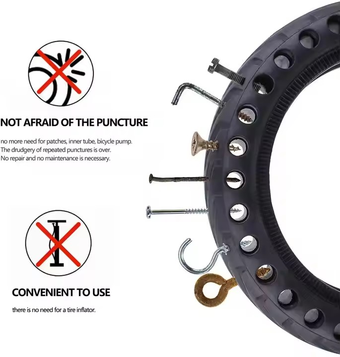 EU Warehouse Stock High Performance 8.52 Solid Tyre for Xiaomi M365PROPRO21S,Gotrax G4XrV2 Electric Scooter1 7