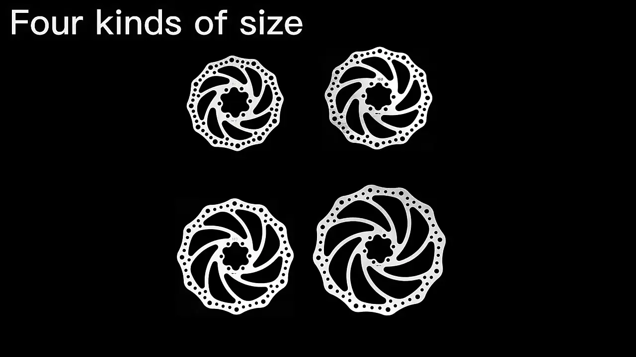 Electric Wheel Brake Disc Rotor 140mm 160mm 180mm 203mm for Scooter Bicycle Stainless Steel Brake Rotor E Bike Accessori1 1