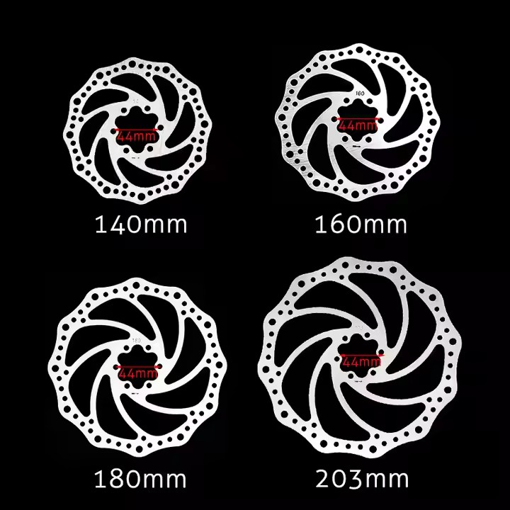 Electric Wheel Brake Disc Rotor 140mm 160mm 180mm 203mm for Scooter Bicycle Stainless Steel Brake Rotor E Bike Accessori1 2