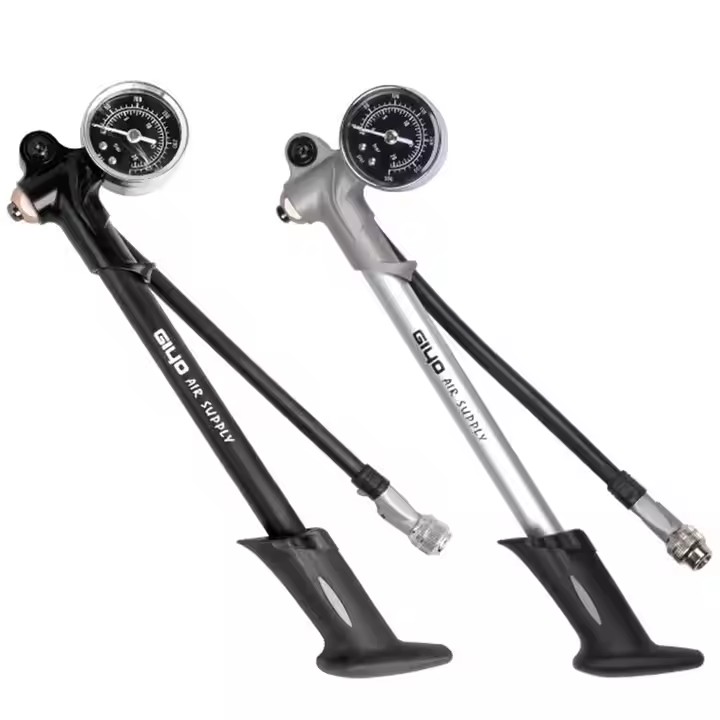 300psi MTB Shock Fork Pump Schrader Bicycle Tire Mini Air Inflator Cycling Portable Fork Rear Suspension Hand Pump1 2