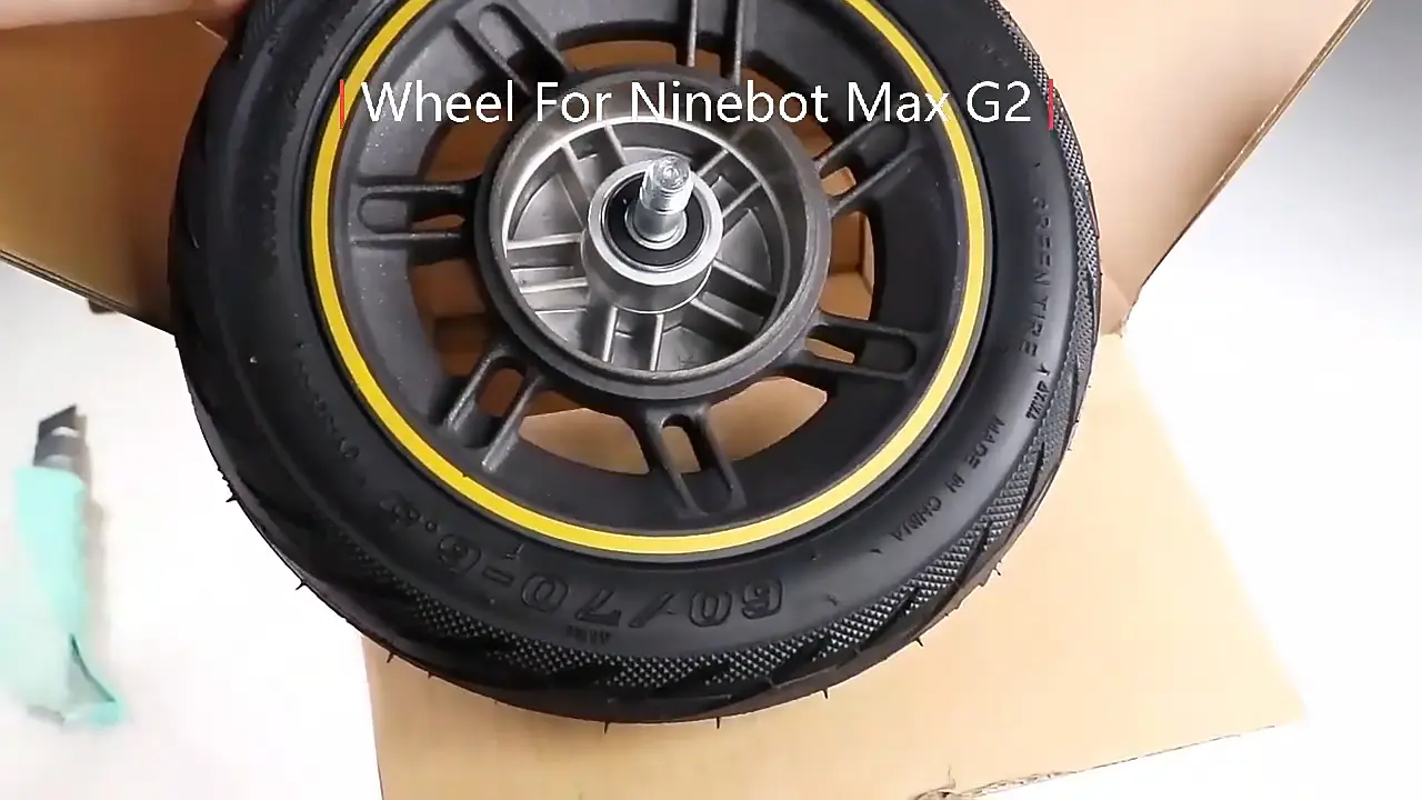 Original Scooter Rear Wheel Assembly With 102.125 Tyre for Ninebot F40 Electric KickScooter Tyres Part for Scooter1 1