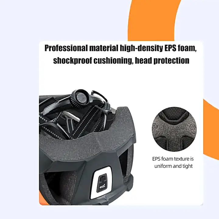 PROMEND Rechargeable LED Light Intergrally-Molded Bicycle Helmet Plastic Cycling Helmet for Mountain Road Bike Sports1 1