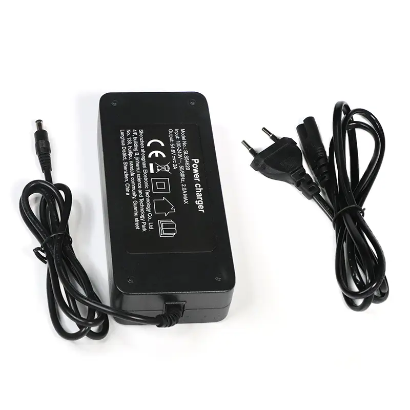 High Capacity 54.6V 2A Charger for Kugoo G2Pro/G-Booster E-Scooter Li-ion Battery EU/US/UK/AU Plug Plastic Part1 1