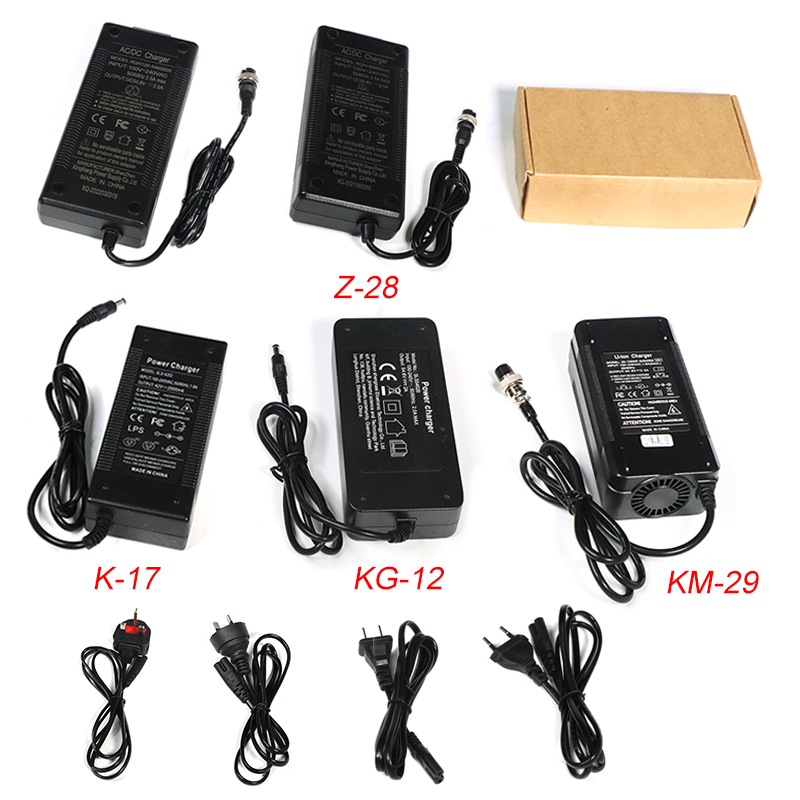 High Capacity 54.6V 2A Charger for Kugoo G2Pro/G-Booster E-Scooter Li-ion Battery EU/US/UK/AU Plug Plastic Part1 5