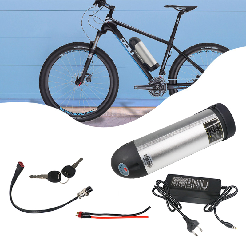X-go 36V 10Ah E Bike Battery 48V Pack Bottle Battery Dor 250W 350W 500W Motor 18650 Cell E-Bike Battery With Charger1 3