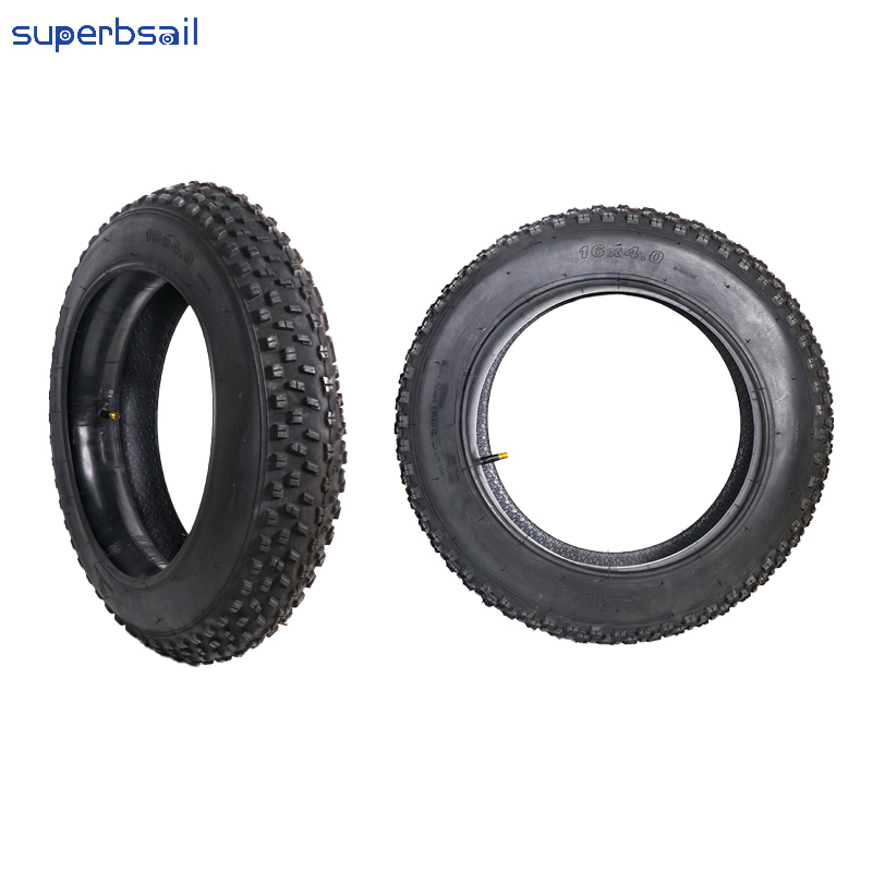 High Quality Fat Bike 16-inch Foldable Tires for Electric Bike Accessories 16*4.0 Outer Tire Inner Tube Bike Tire-G-25 2