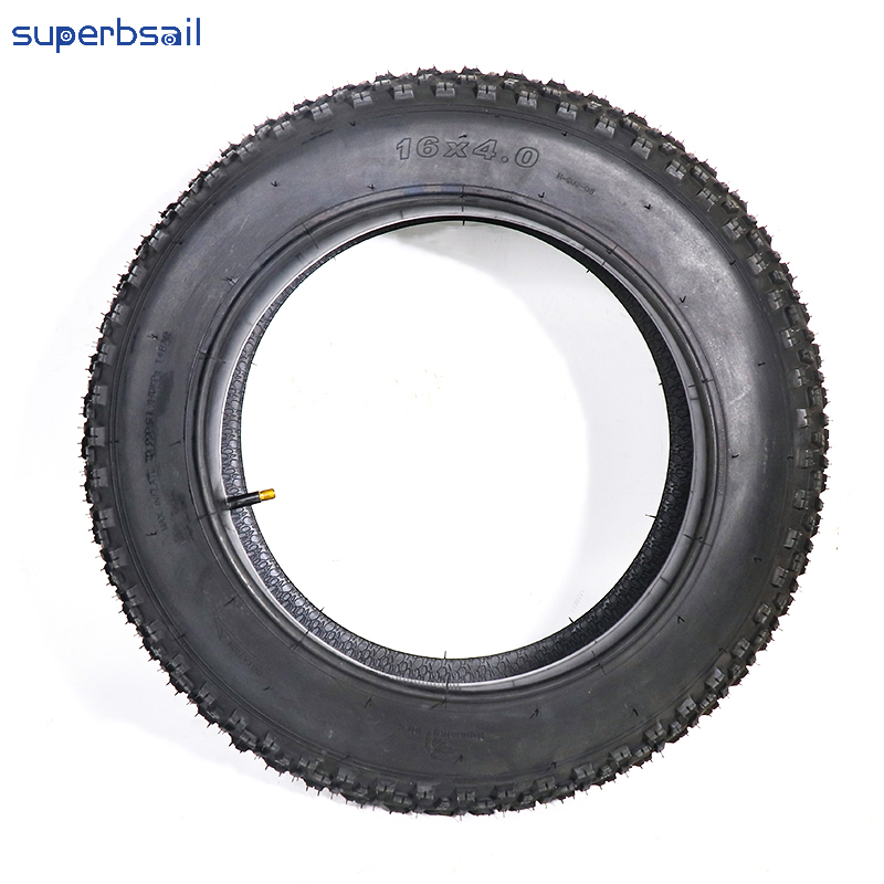 High Quality Fat Bike 16-inch Foldable Tires for Electric Bike Accessories 16*4.0 Outer Tire Inner Tube Bike Tire-G-25 5