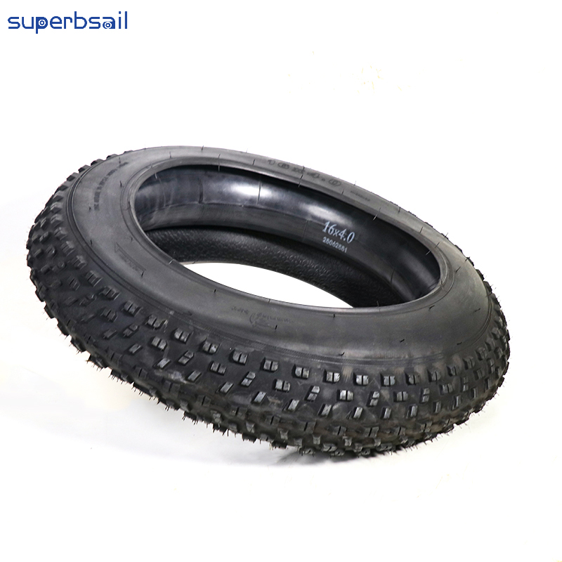 High Quality Fat Bike 16-inch Foldable Tires for Electric Bike Accessories 16*4.0 Outer Tire Inner Tube Bike Tire-G-25 4