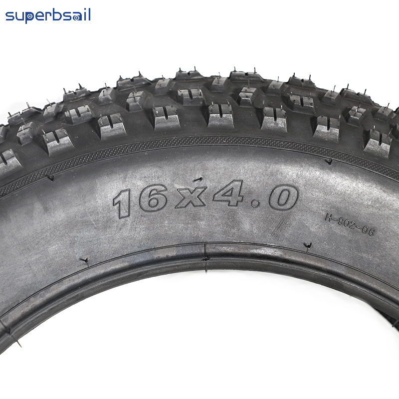 High Quality Fat Bike 16-inch Foldable Tires for Electric Bike Accessories 16*4.0 Outer Tire Inner Tube Bike Tire-G-25 6