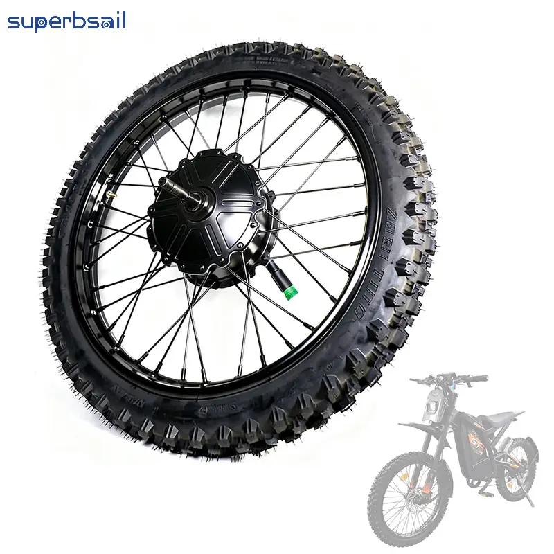 Motor Wheel with Tire for 24*2.0 Inch E-Bike OUXI GT2000 Off-road Electric Mountain Dirt Bike Accessories-OXGT-10 1