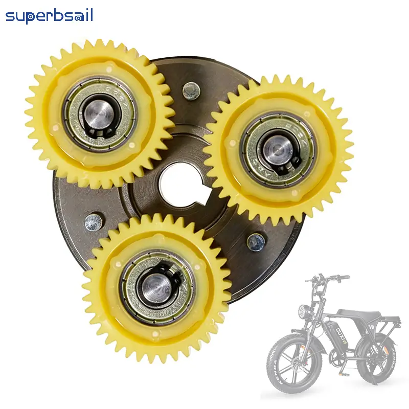 Electric Bike Spare Parts WT 250W Motor Clutch with 37T Gears Ebike 250W Motor Clutch for OUXI V8 Fat Bike-OXV8-44B 1