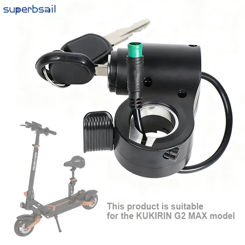 Throttle and Electric Door Lock 5Pin-C Version for Kukirin G2 Max Scooter Parts Accessories for Kukirin G2 Max Parts-XY-KRG2MAX014B 1
