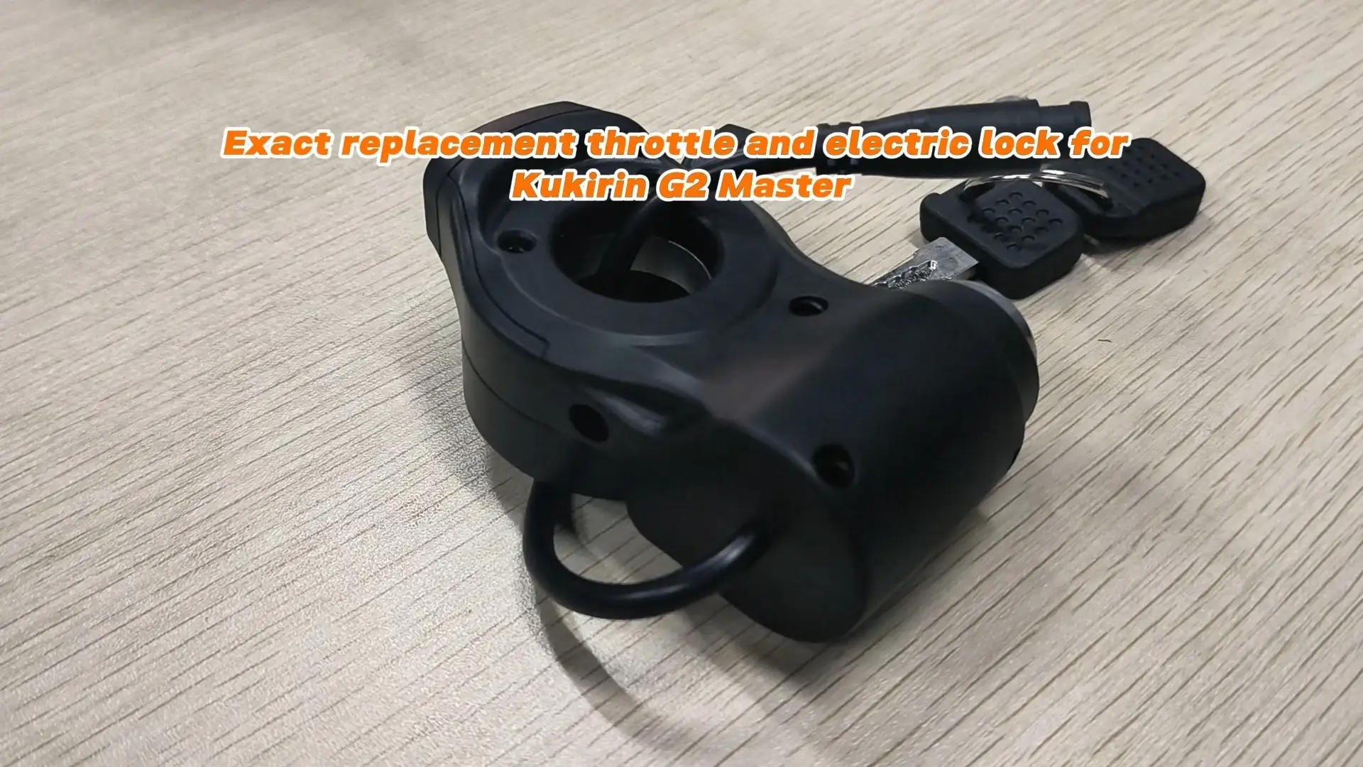 Electric Door Lock + Thumb Throttle for Kukirin G2 Master Scooter Parts Accessories Scooter Throttle Replacement-XY-KRG2MST003C 1