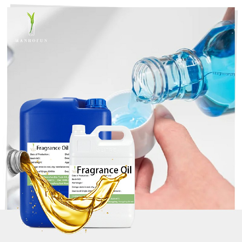 Aceite aromático de grado alimenticio suministrado de fábrica para la fabricación de enjuagues bucales. 1