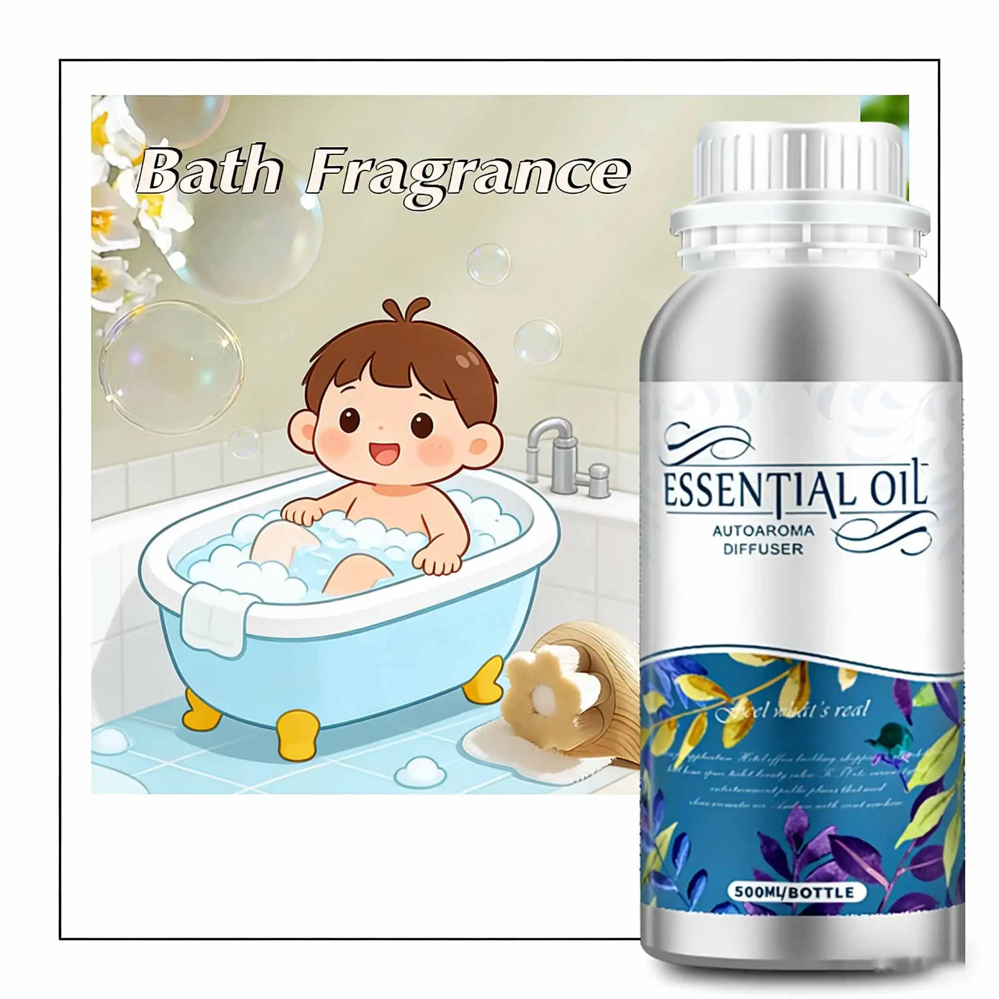 Gel de ducha con fragancia de extractos naturales para productos de cuidado de la piel. 1