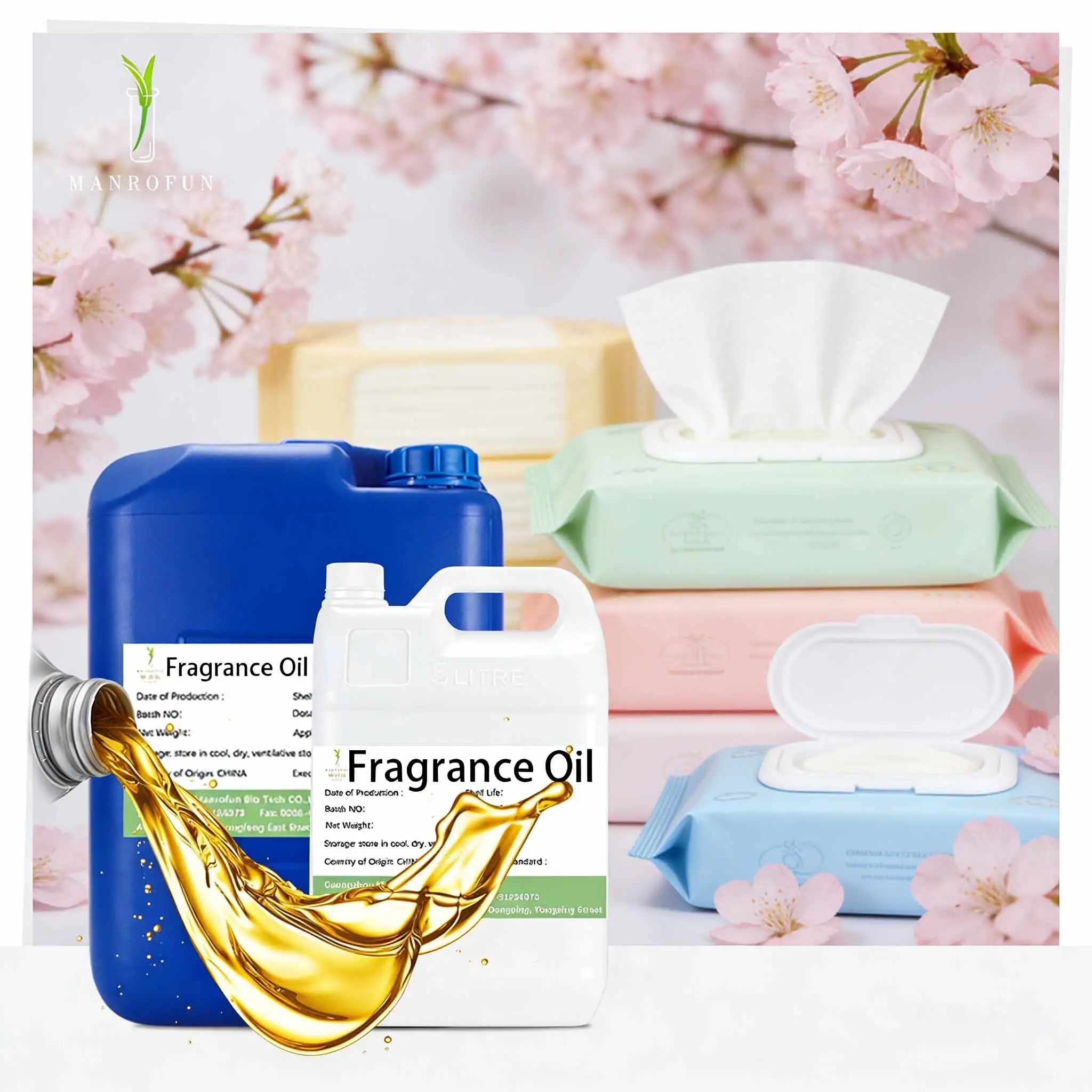 Custom Wet Wipe & Tissue Fragrance Oil - Factory Direct Supply For Hygiene Product Manufacturers 1