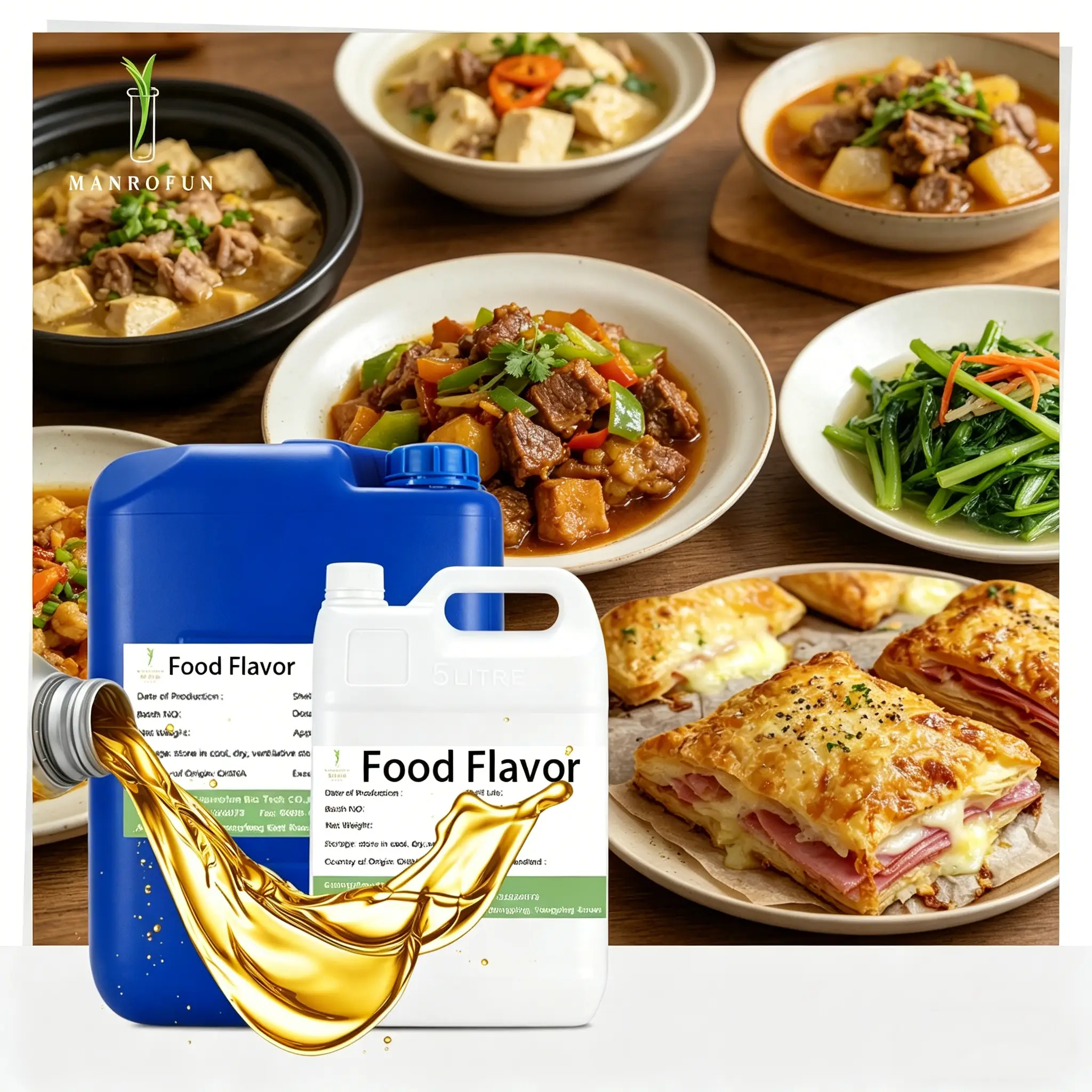 High Concentration Savory Flavor Oil Food Grade for Snacks, Seasoning & Food Processing 1