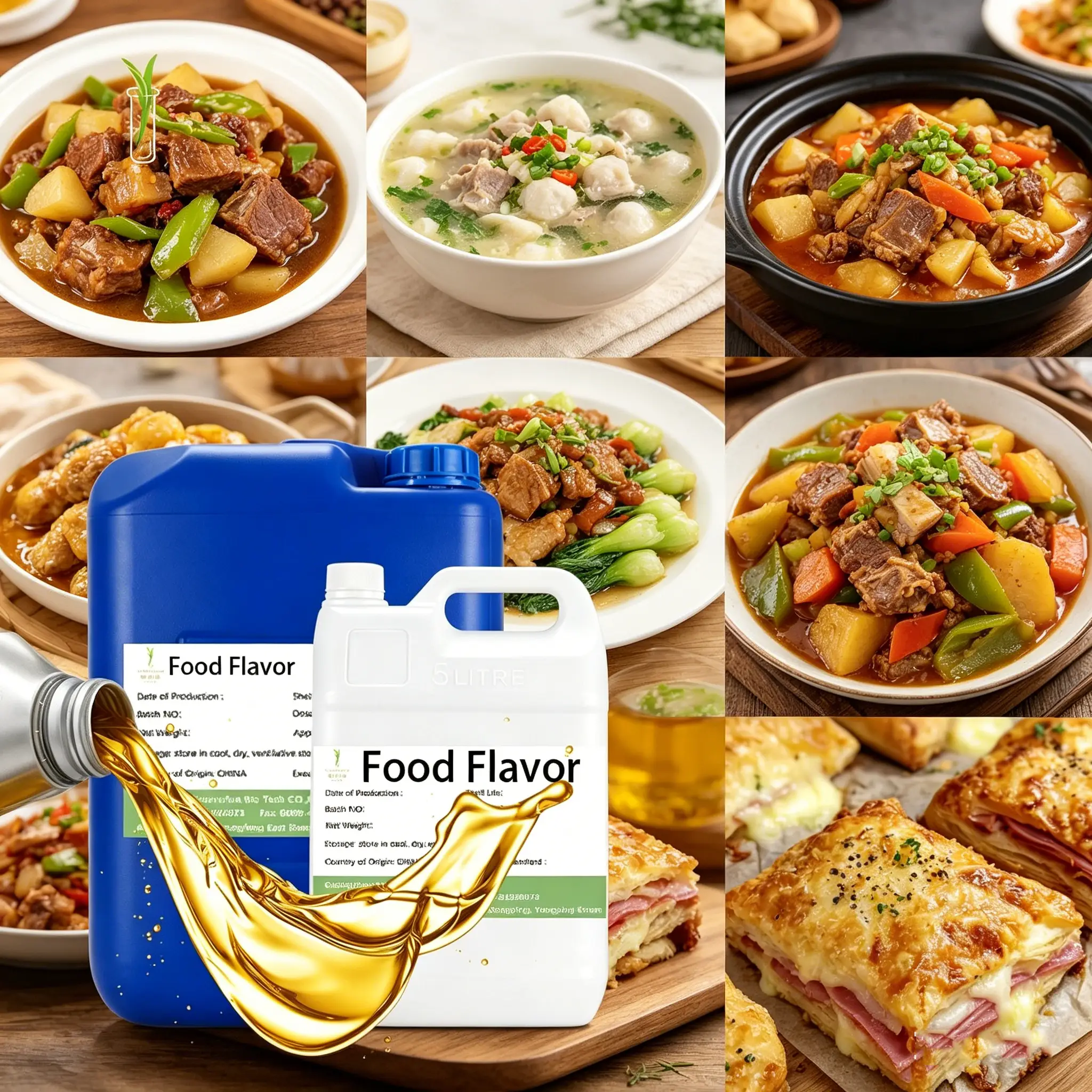 Bulk Supply Savory Flavor Oil for Food Manufacturing, Seasoning & Processed Foods 1