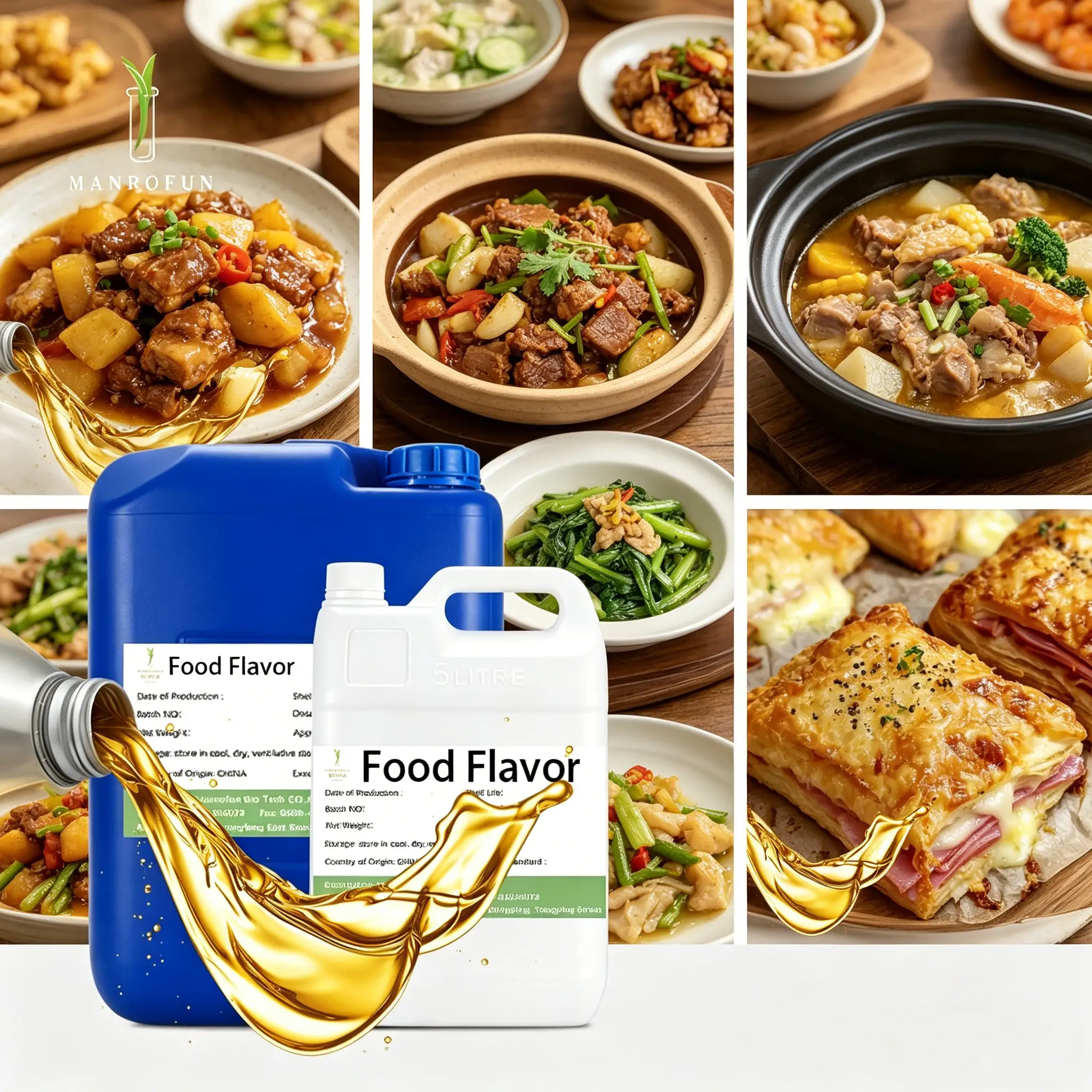 Natural Savory Flavor Oil Food Grade for Meat Seasoning, Soups & Snack Applications 1