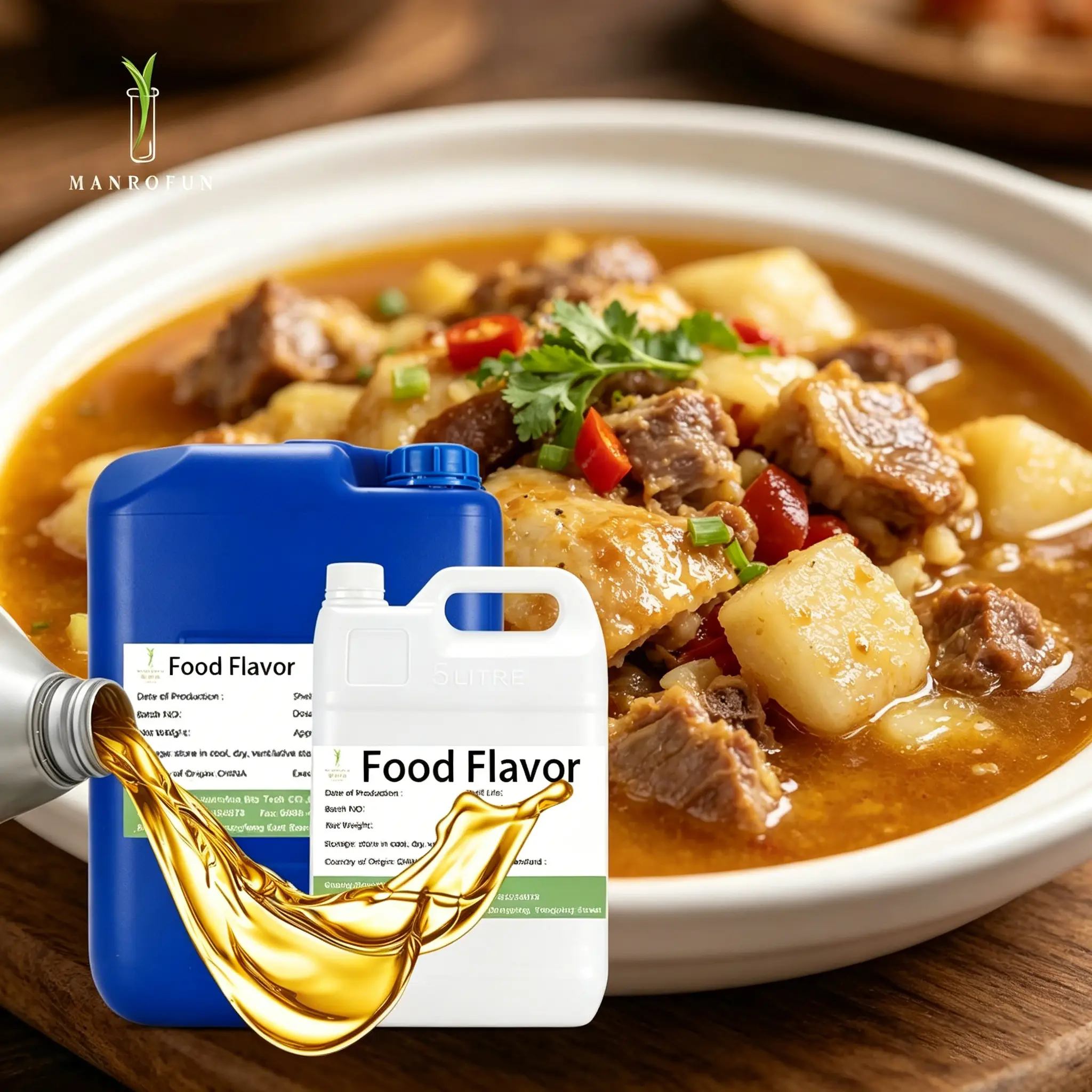 Concentrated Savory Flavor Oil for Food Manufacturing, Seasoned Snacks & Instant Foods 1