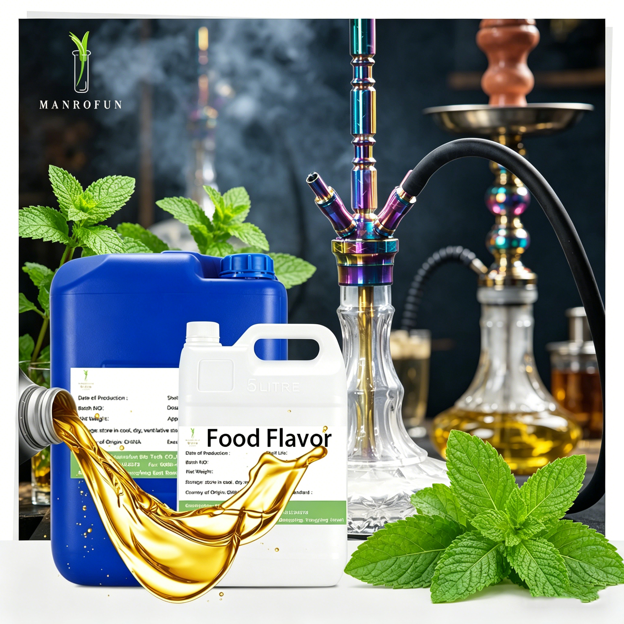 مركز نكهة الشيشة الفاخرة عالية الكثافة للاستخدام مع التبغ والأعشاب 1