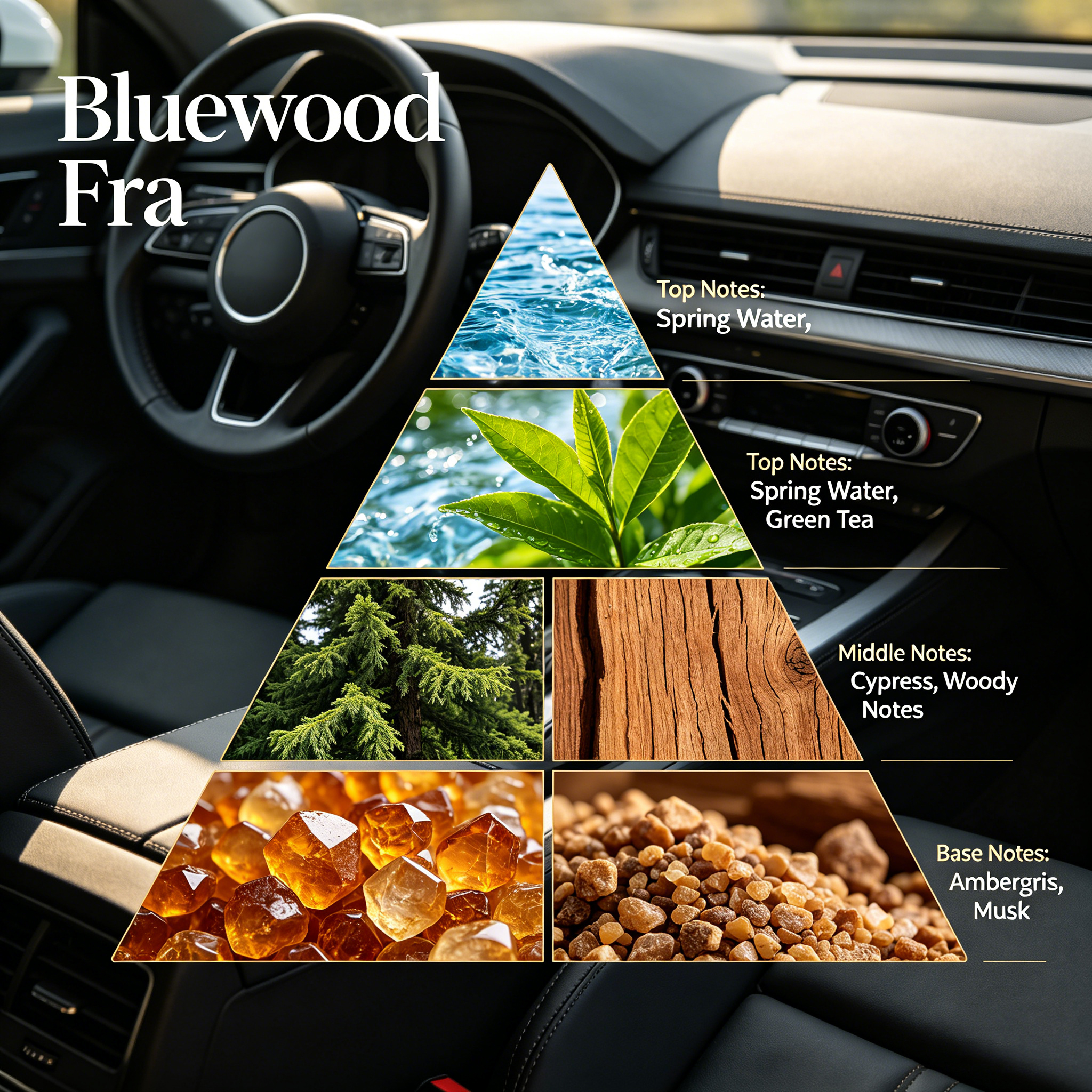 Huile désodorisante pour voiture à diffusion puissante, pour un parfum de qualité supérieure. 2