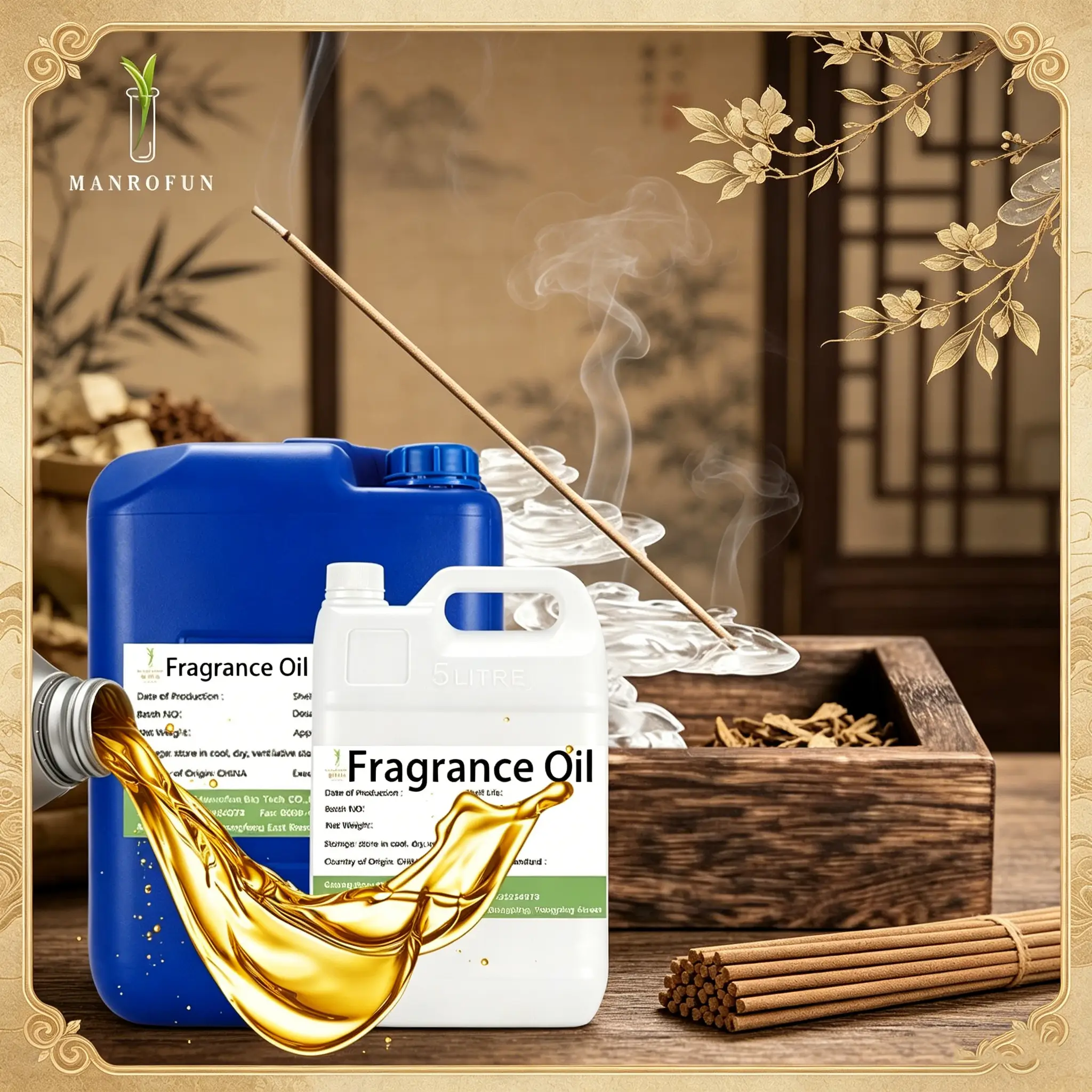 Deep Smoky Incense Fragrance Oil for Home Fragrance Collections 1