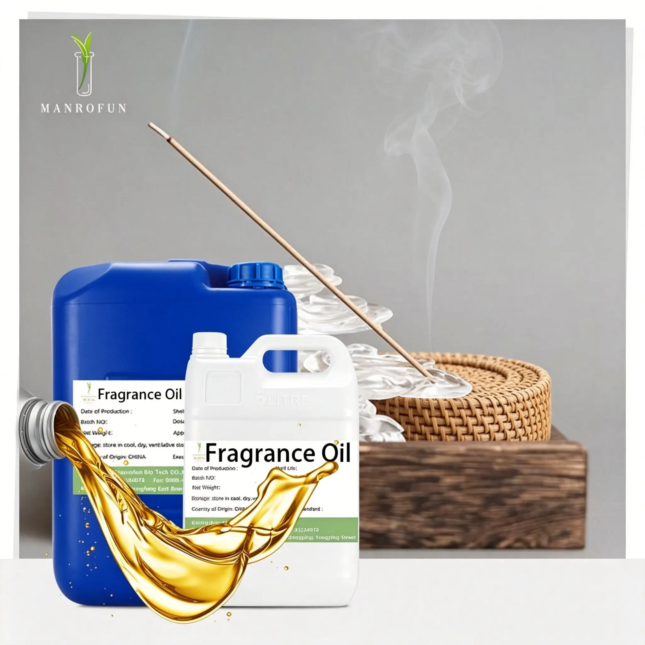 Elegant Resinous Incense Fragrance Oil for Luxury Scented Products 1