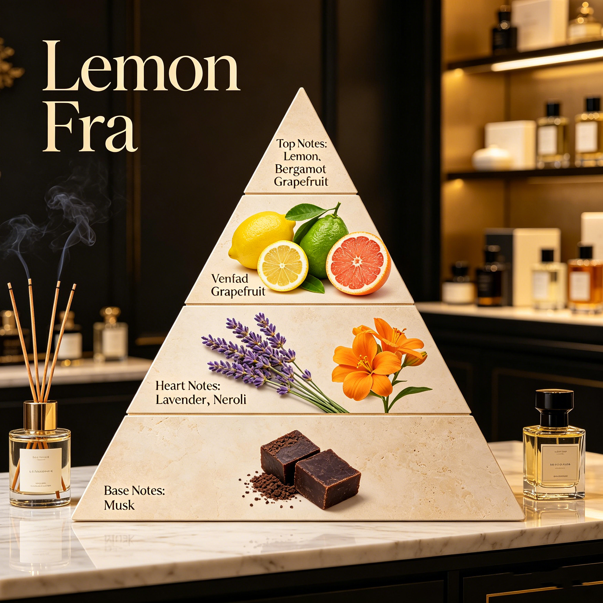 Huile parfumée élégante à base d'encens résineux pour produits parfumés de luxe 2