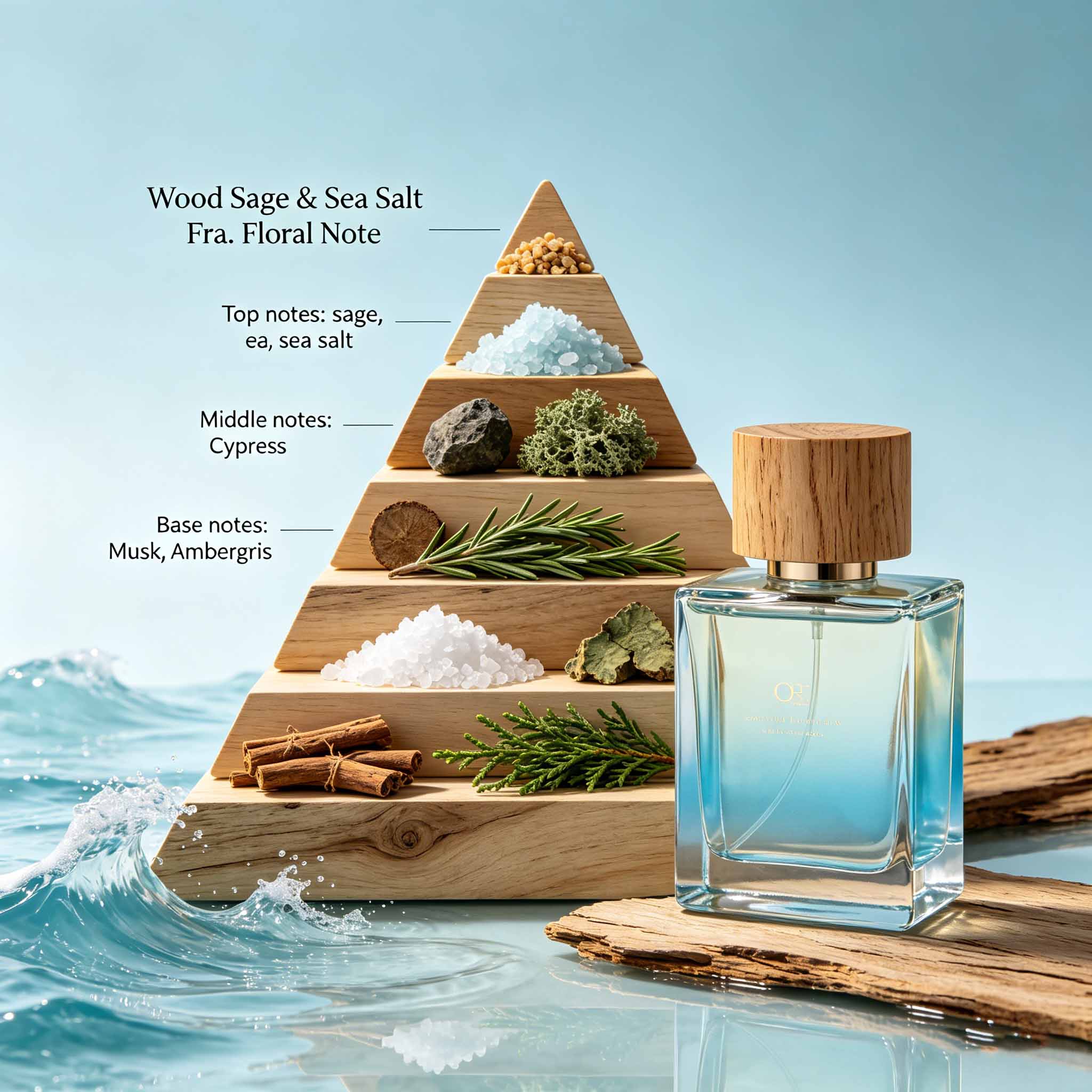 High Concentrate Designer Perfume Oil Wood & Salt 2