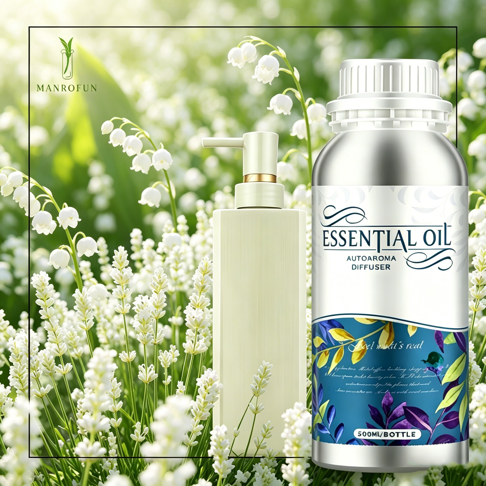 Aceite aromático de alto rendimiento para la producción profesional de champús. 1