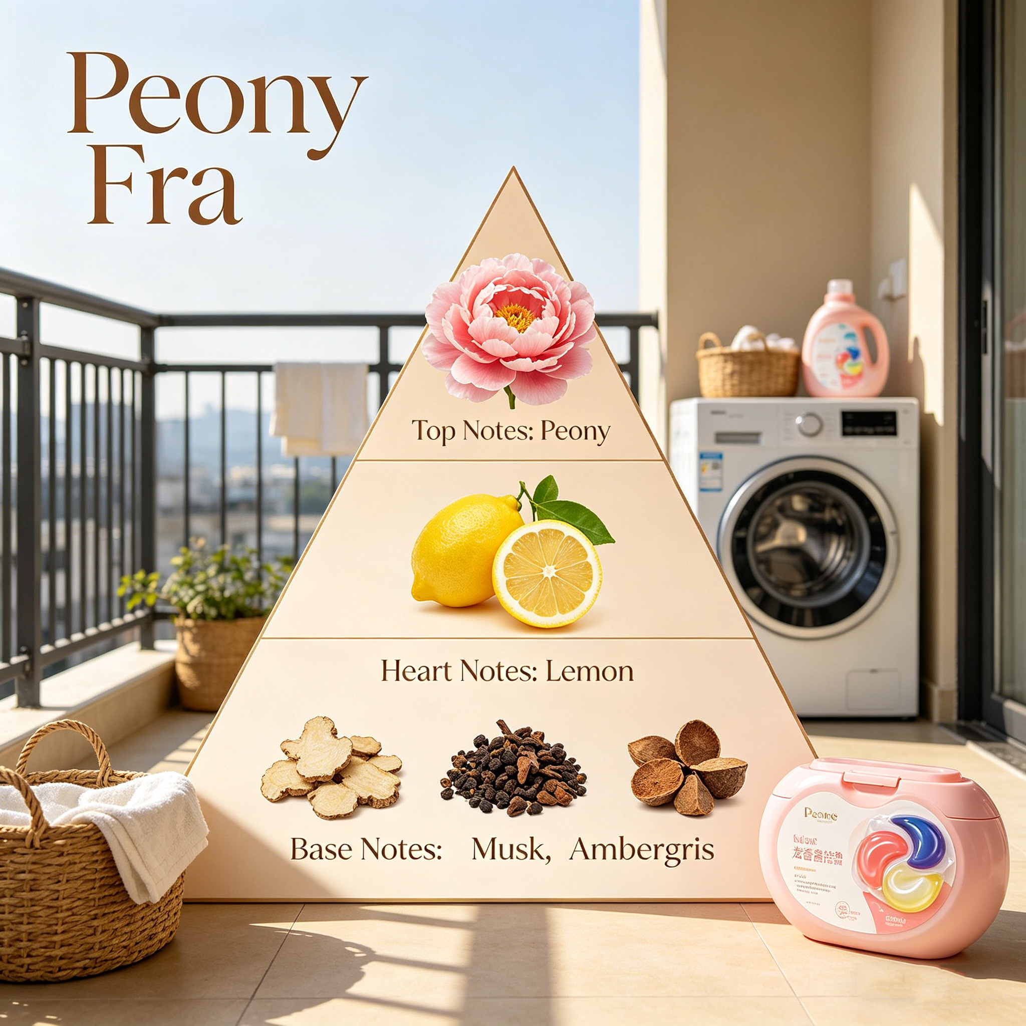 Aceite aromático de larga duración para perlas de detergente para ropa 2