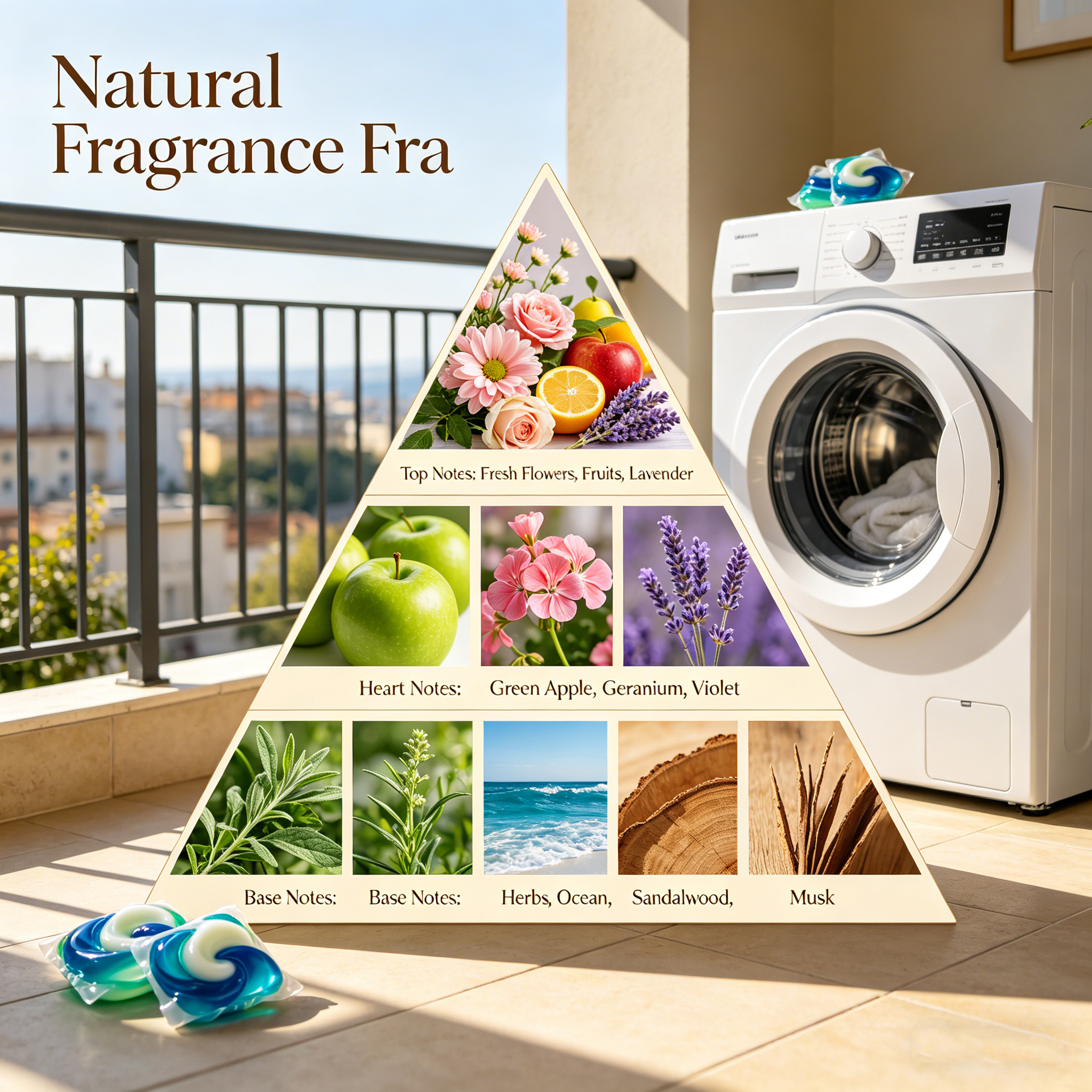 Solución de fragancia estable para perlas de lavado y detergentes. 2