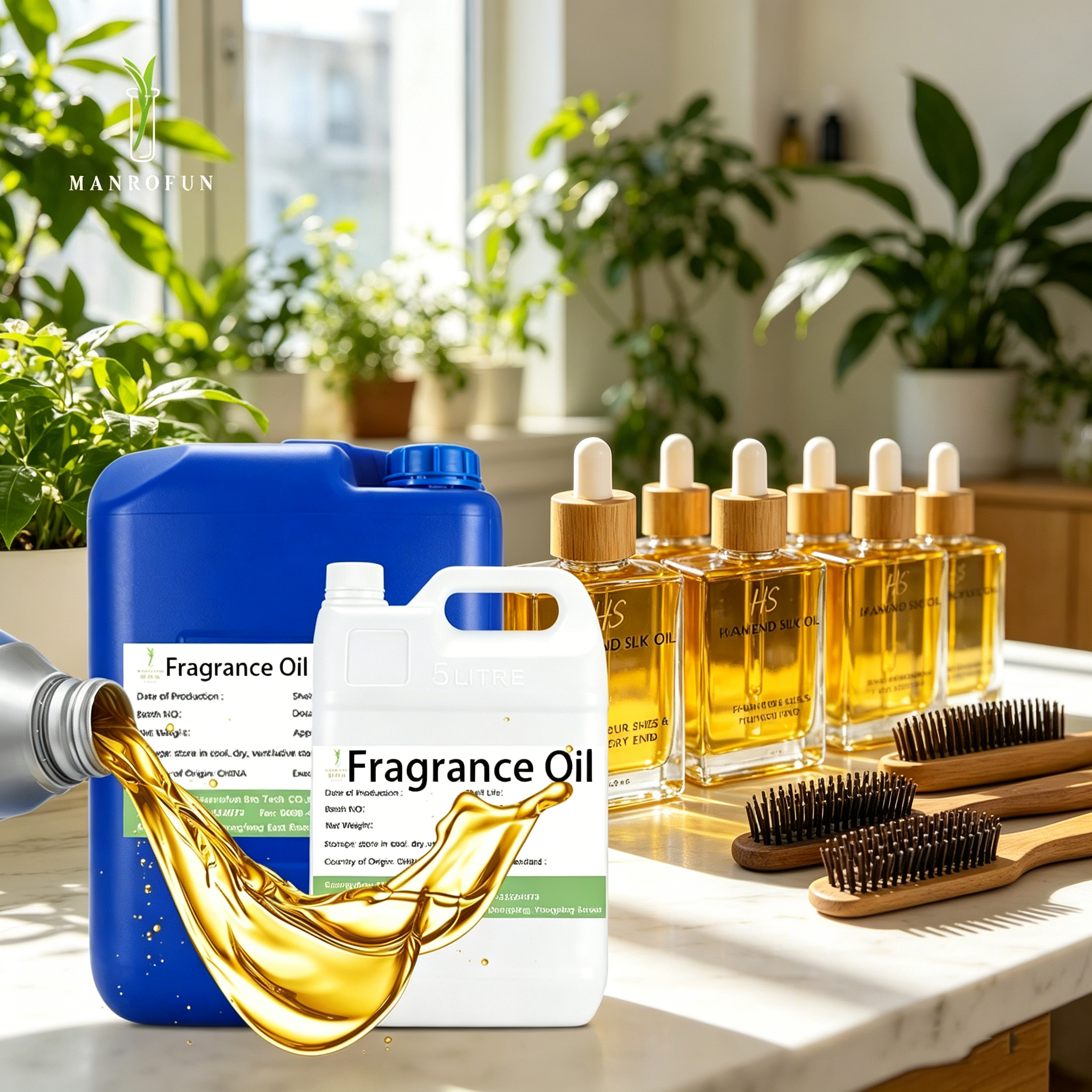 Cosmetic Grade Hair Oil Fragrance for Smooth and Silky Hair Care 1