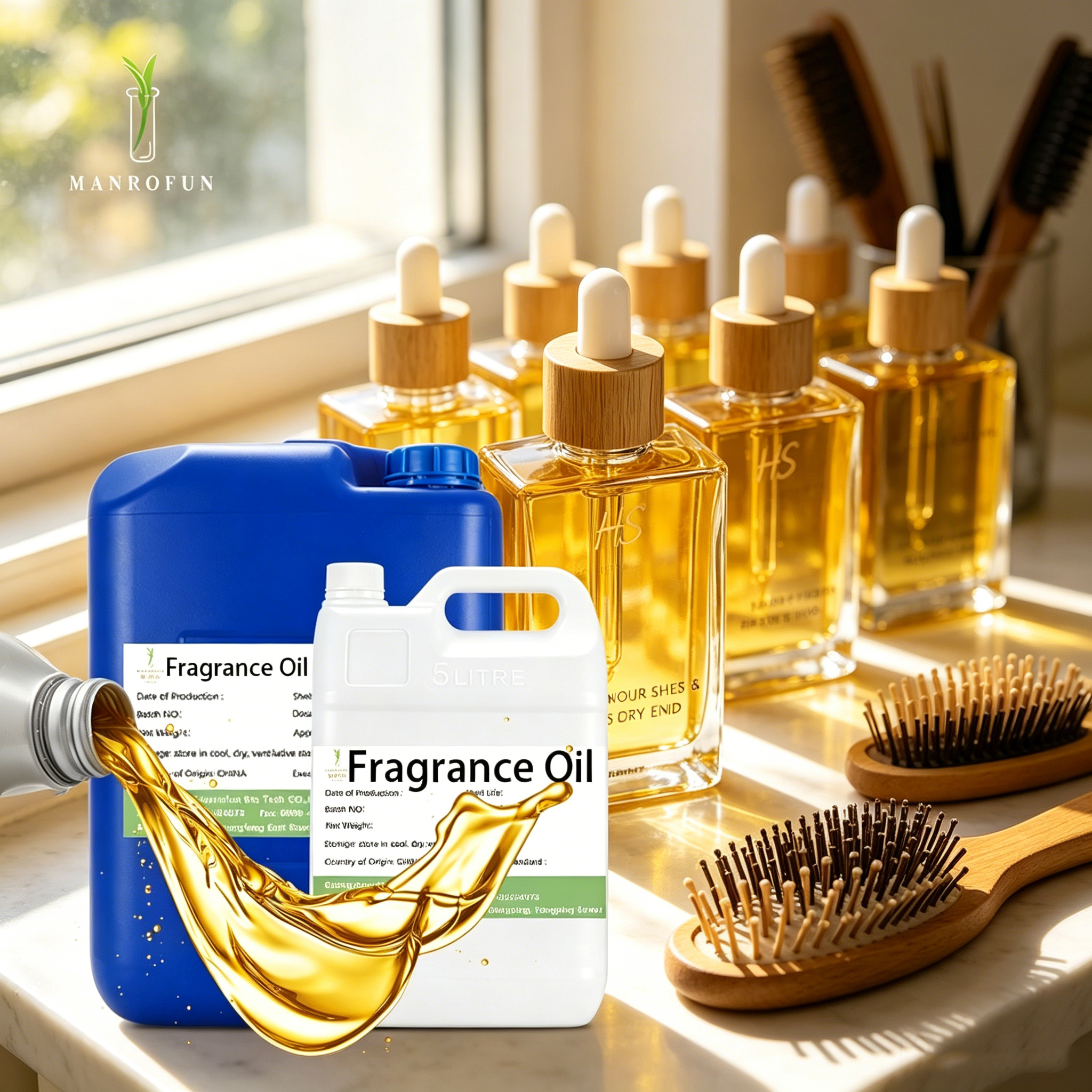 Aceite capilar hidratante con fragancia para productos de cuidado de belleza 1